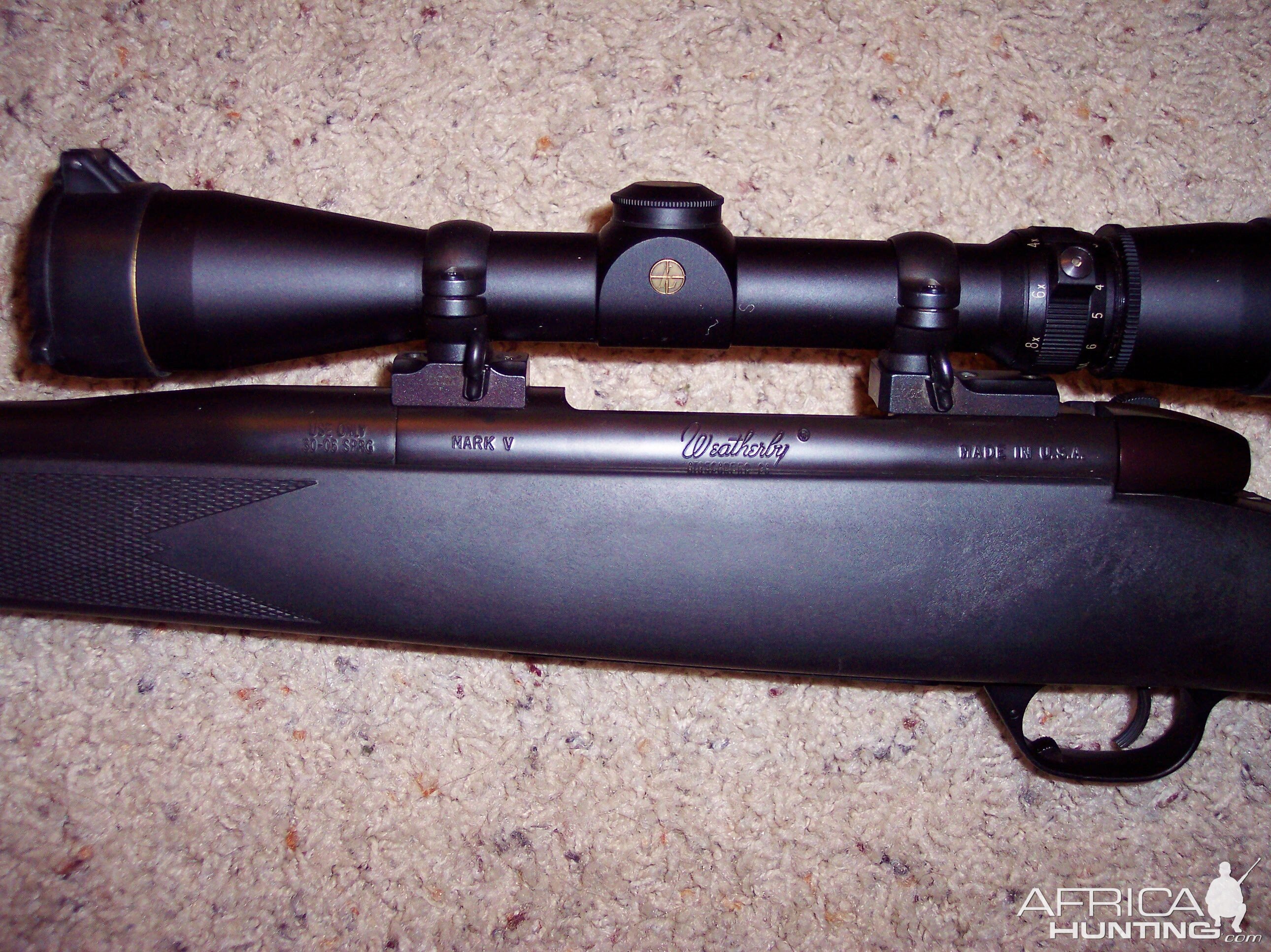 Weatherby Mark V Lightweight Mountain Rifle .30-06 & Leupold VX3 2.5-8x36 Riflescope