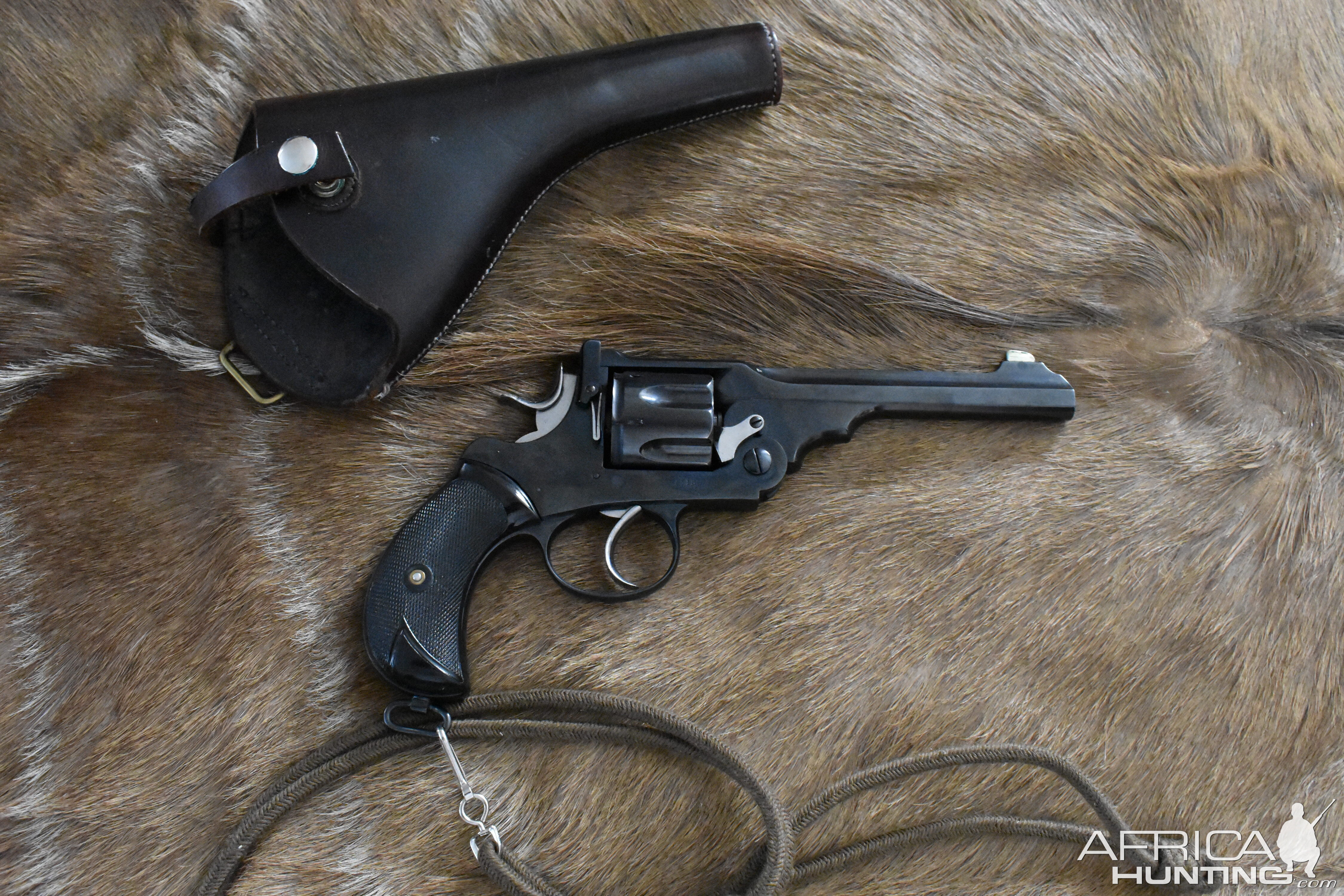 Webley "WG" Revolver chambered to 45 auto rim