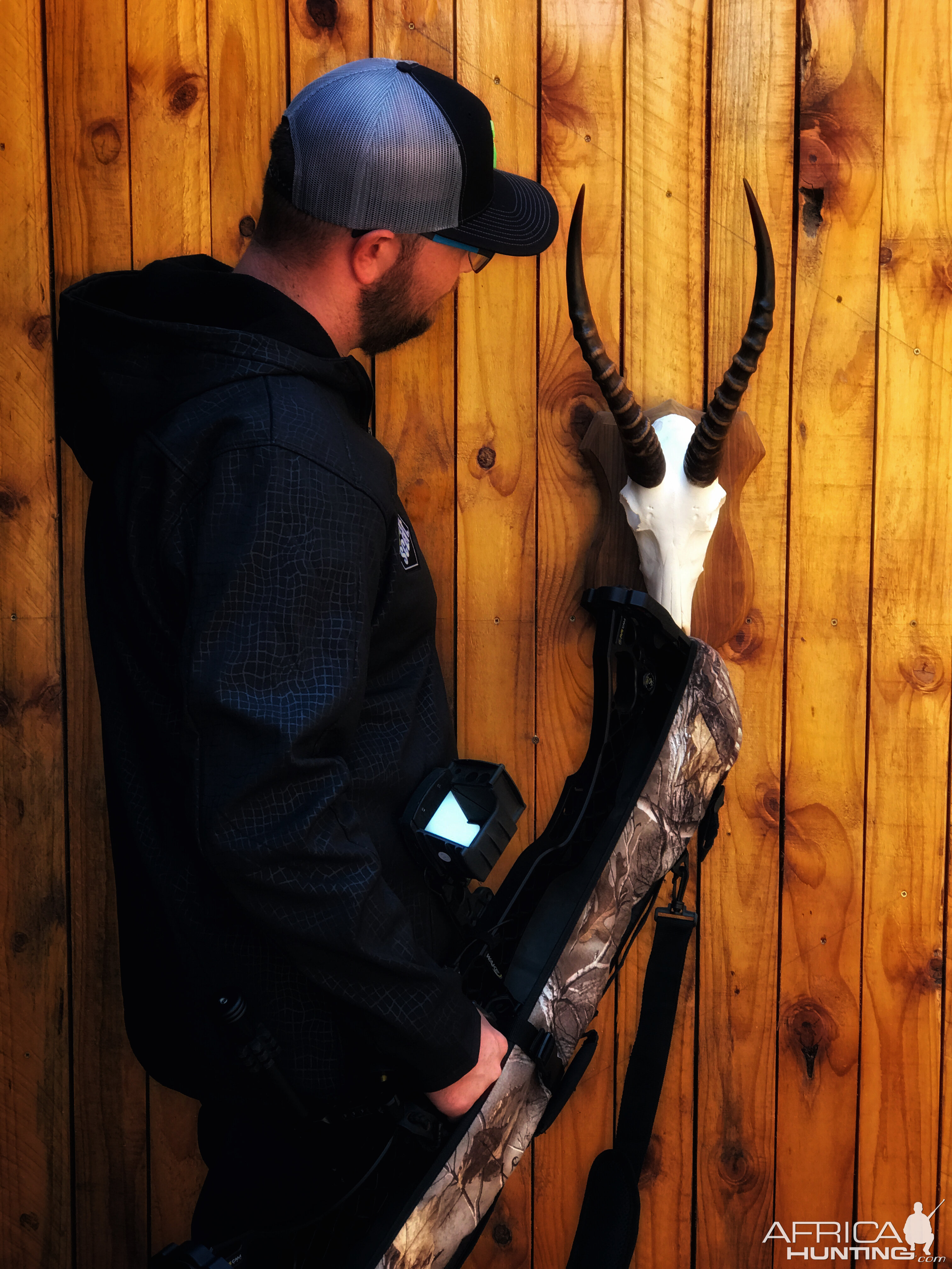 White Blesbok European Skull Mount Taxidermy