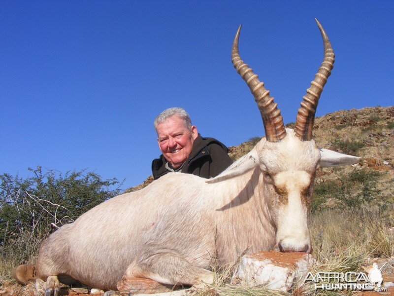 White Blesbuck hunt with Wintershoek Johnny Vivier Safaris