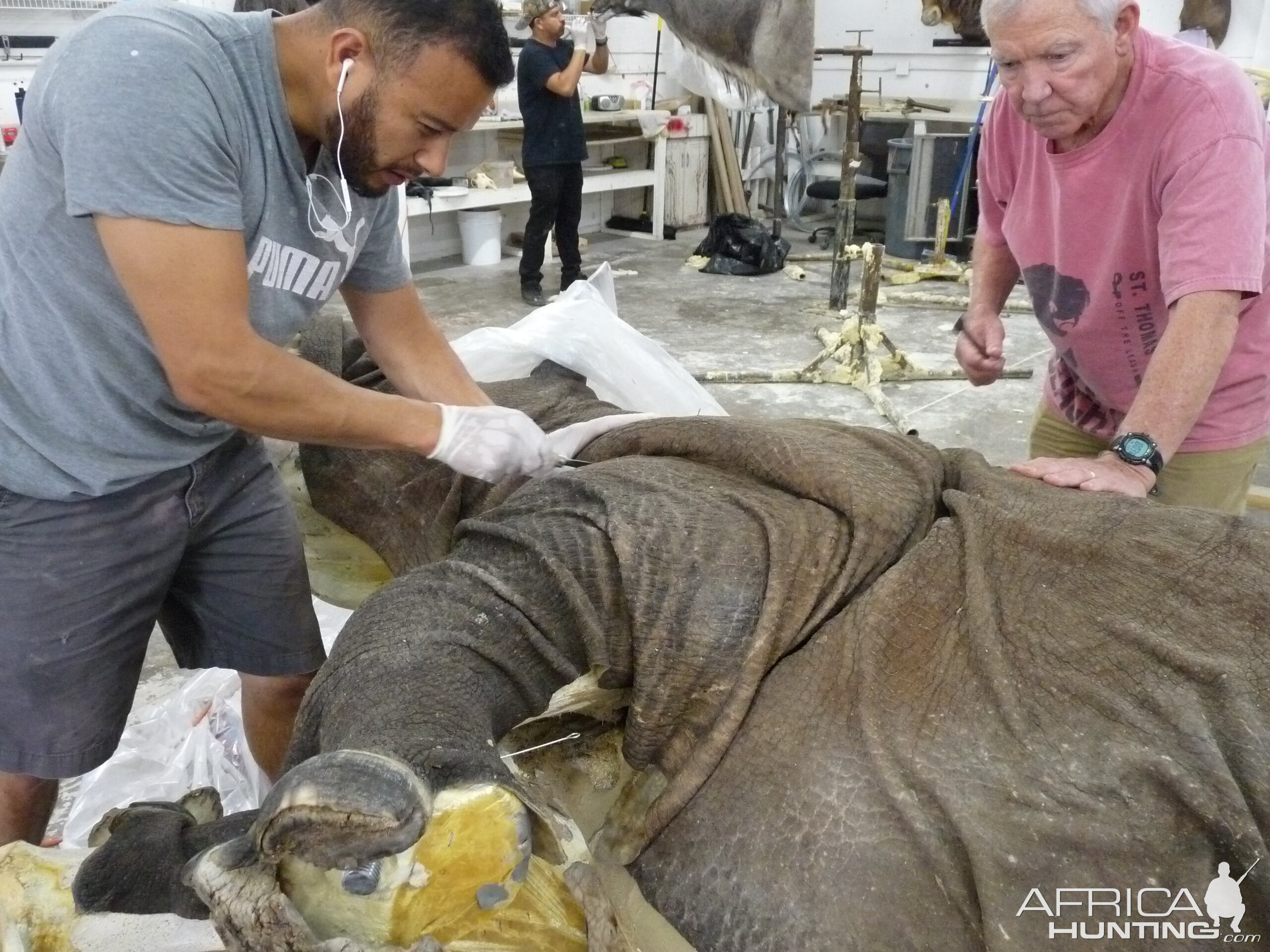 White Rhino Mounting Process