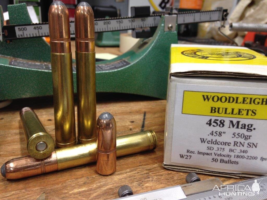 Woodleigh 550grn RN SN Bullet
