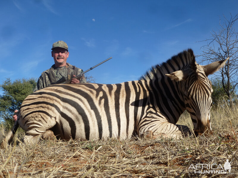 Zebra hunt with Wintershoek Johnny Vivier Safaris