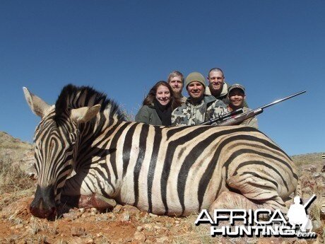 Zebra hunt with Wintershoek Johnny Vivier Safaris